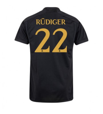 Real Madrid Antonio Rudiger #22 Tredje trøje 2023-24 Kort ærmer